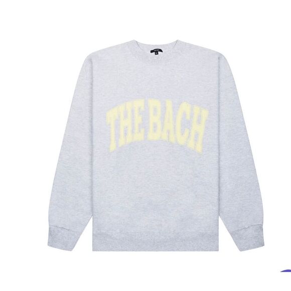 The Bar The Bach Gray/Lemon Varsity Sweatshirt - Picture 4 of 8